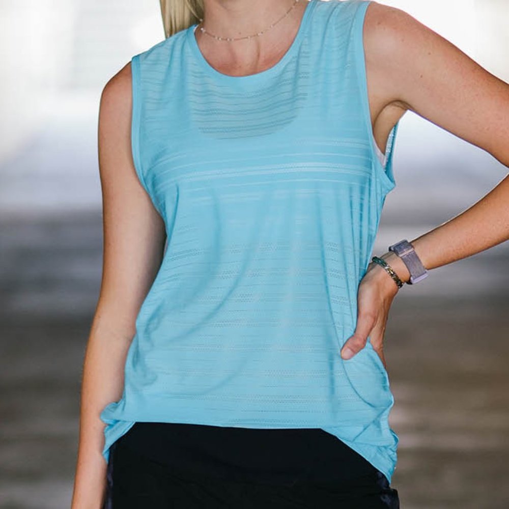 Zyia sky luxe muscle tank